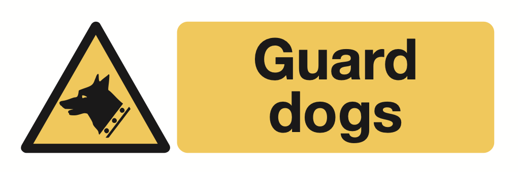 Guard Dogs Sign-925A