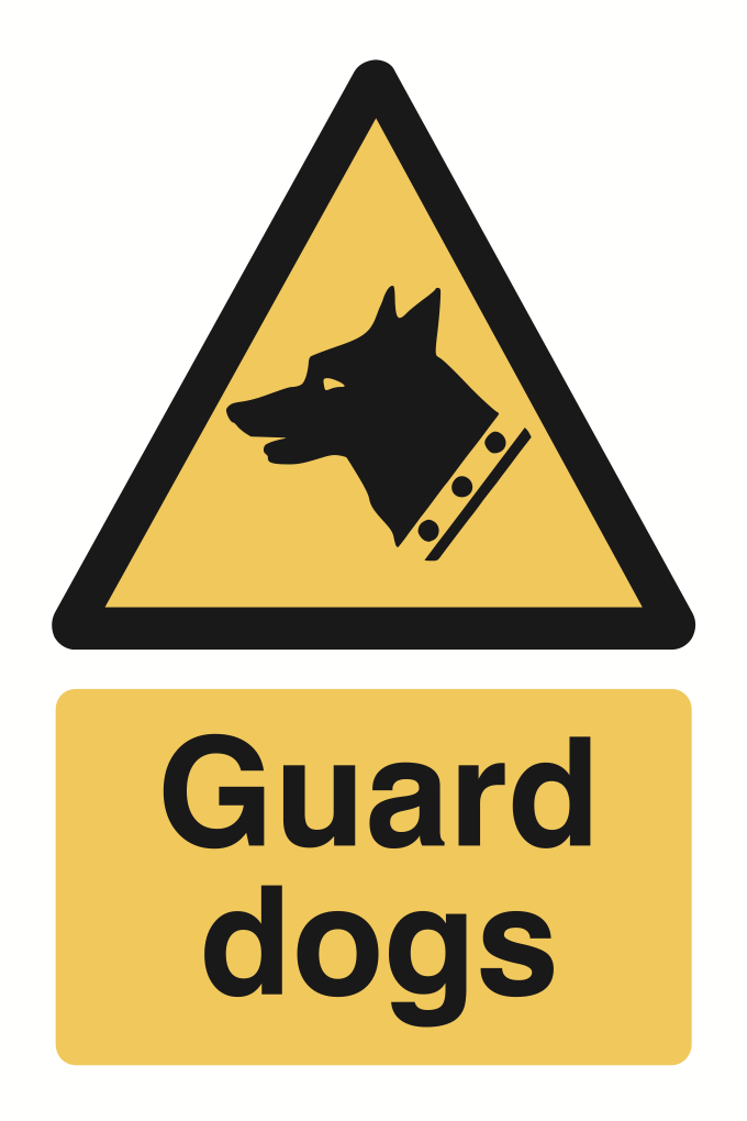 Guard Dogs Sign-925B