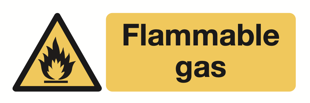 Flammable Gases Sign-929A