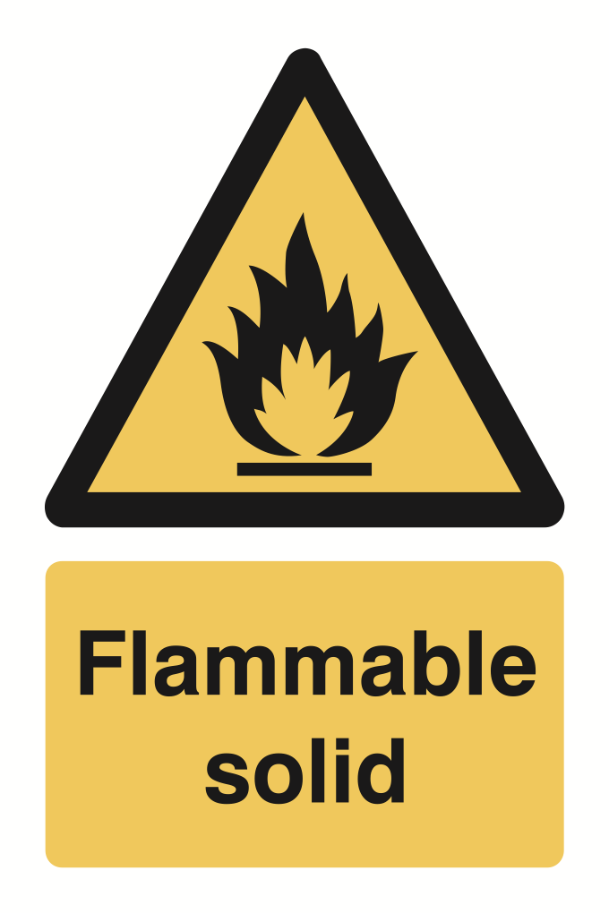Flammable Solid Sign-930B