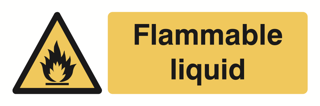 Flammable Liquid Sign-931A