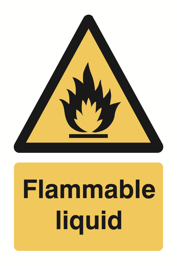 Flammable Liquid Sign-931B