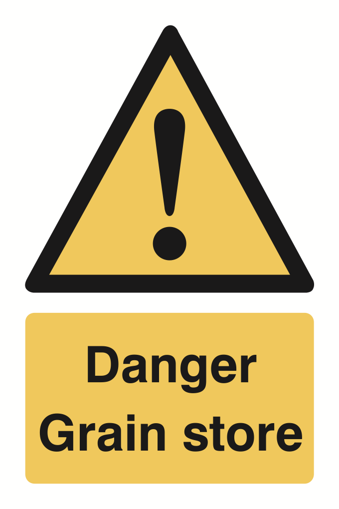 Danger Grain Store Sign-939B