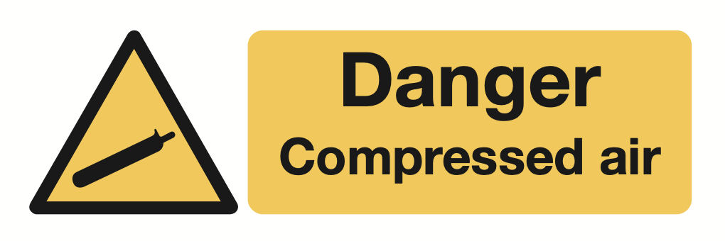 Danger Compressed Air Sign-950A