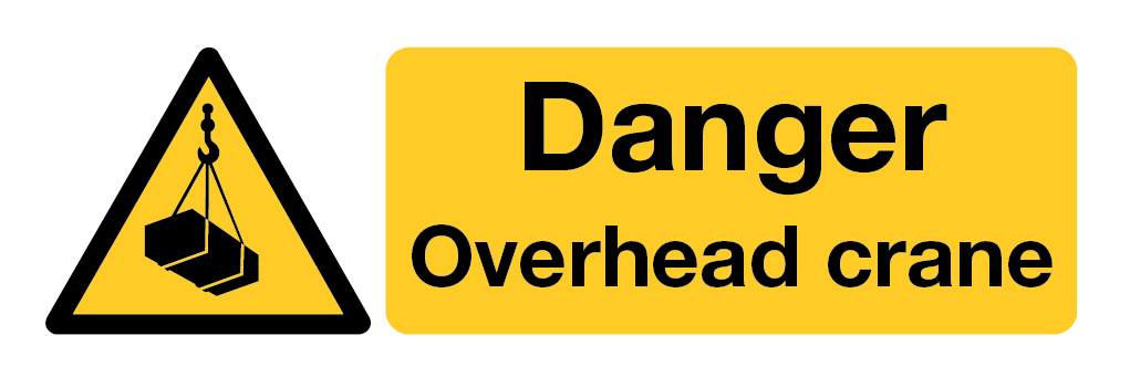 Danger Overhead Crane Sign-994A