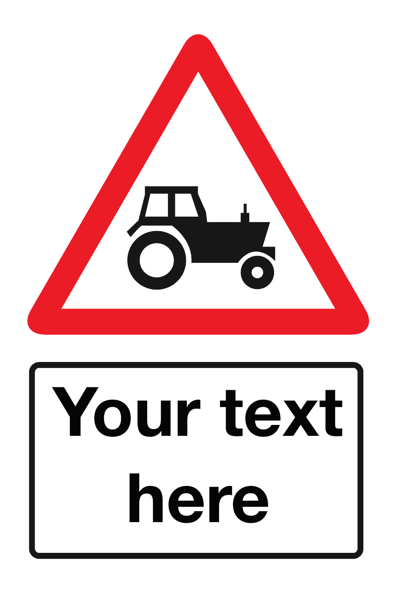 Farm Traffic Your Text Here Sign-998B